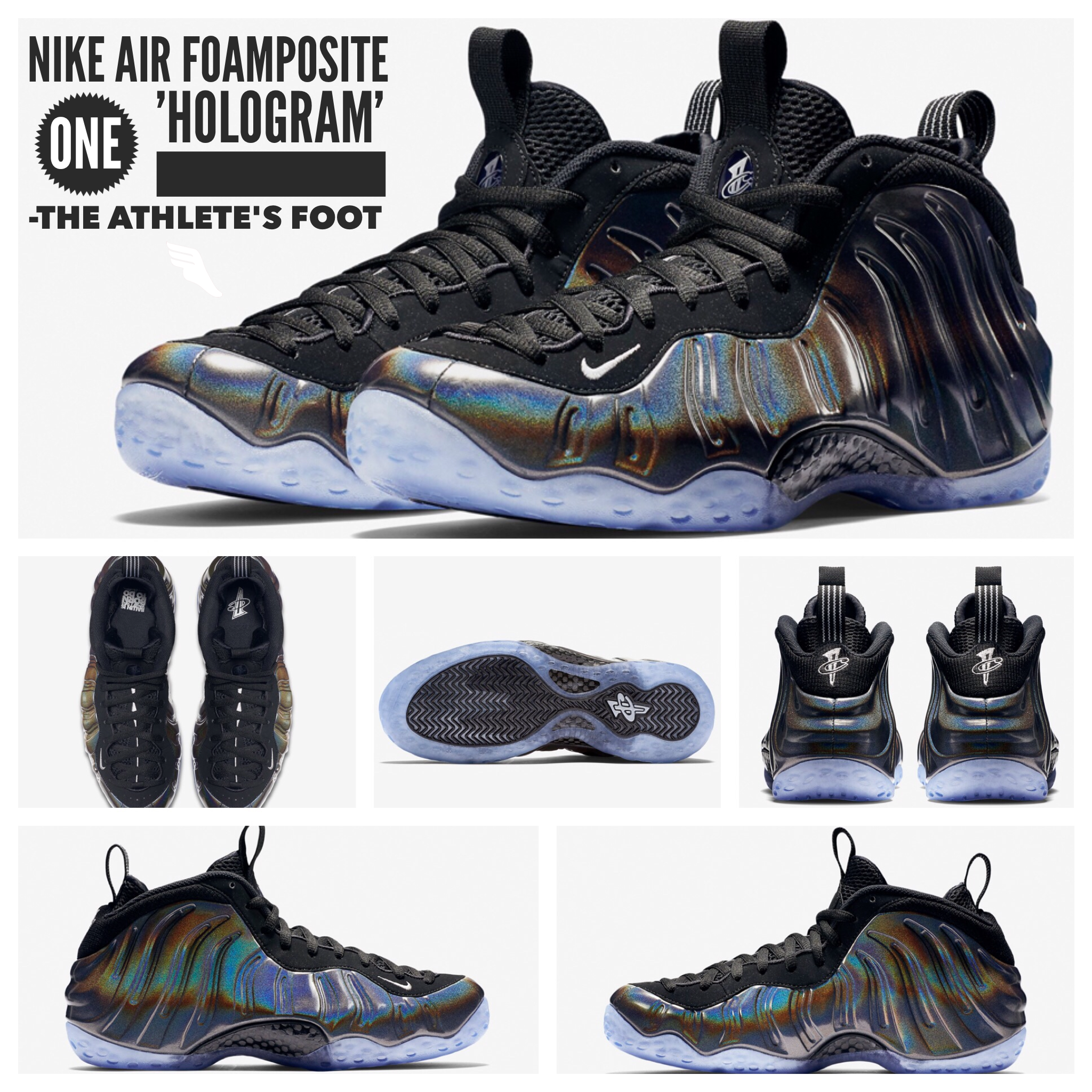 Nike Air Foamposite One Hologram l The 