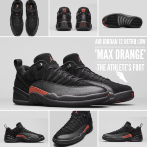 retro 12 max orange