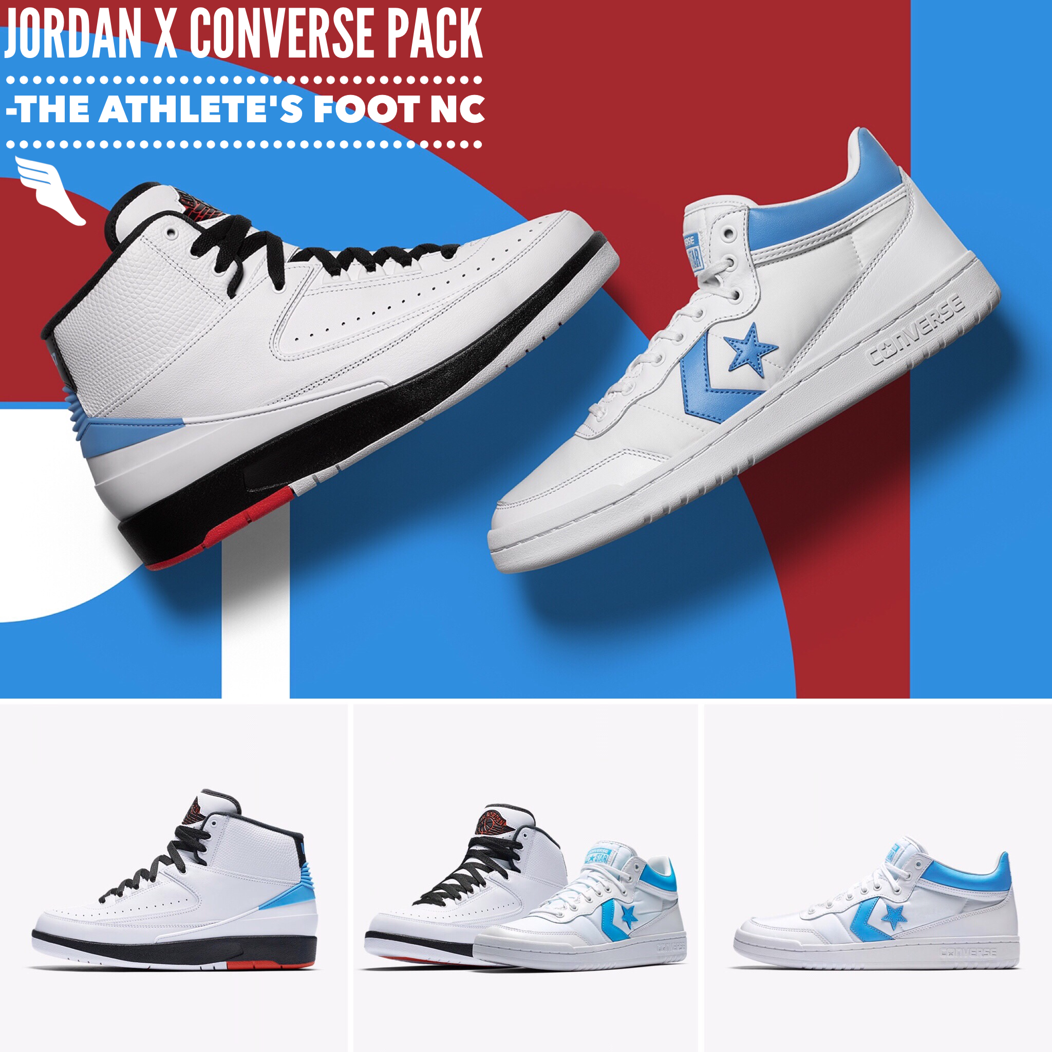 Jordan X Converse Pack l The Athlete's Foot North Carolina