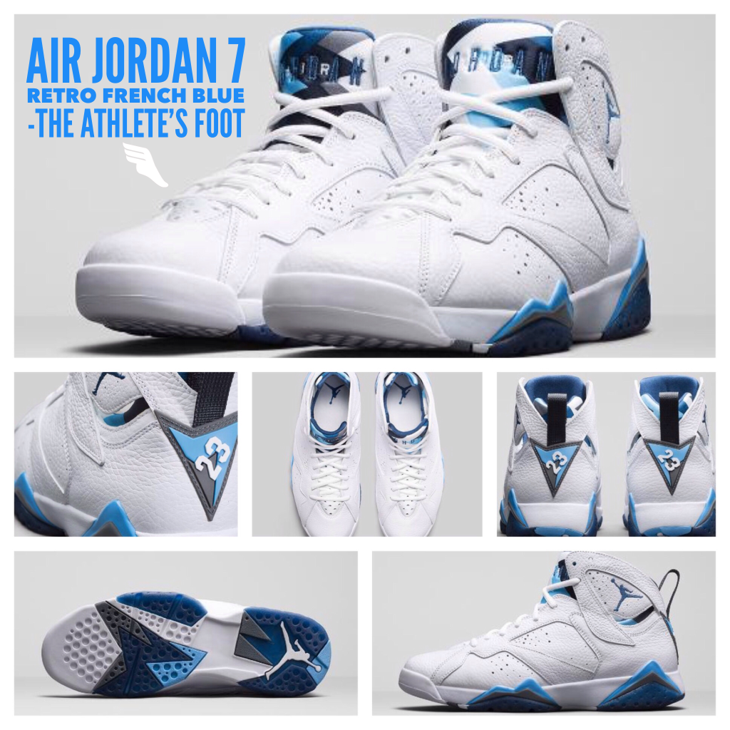 Air Jordan 7 Retro French Blue The Athlete s Foot North Carolina