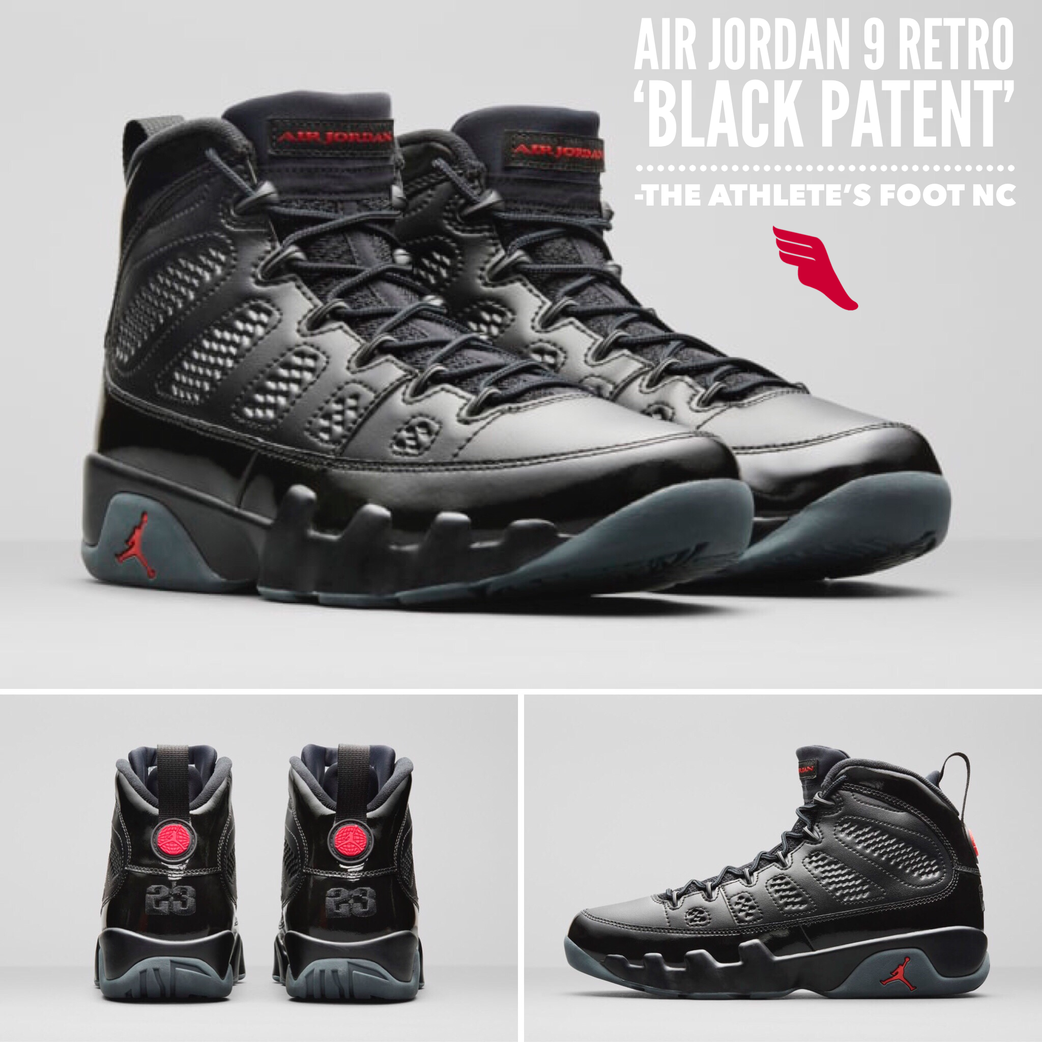 Patent leather store jordan 9