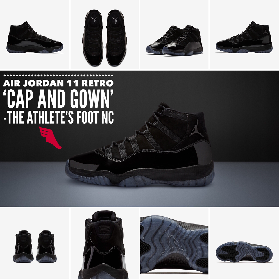 Air Jordan 11 Retro Cap And Gown L The Athlete S Foot Nc